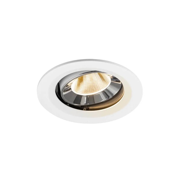 SLV 1009660 Numinos Move M, LED-Einbaustrahler, 12W, 2700K, 1700lm, 20°, in weiß/chrom