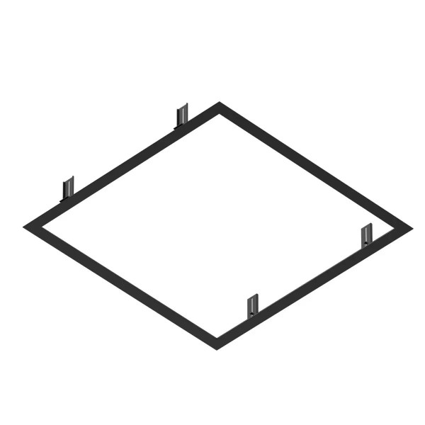 SLV 1011338 Einbaurahmen 60x60cm schwarz, für Panel P/ Pavanno