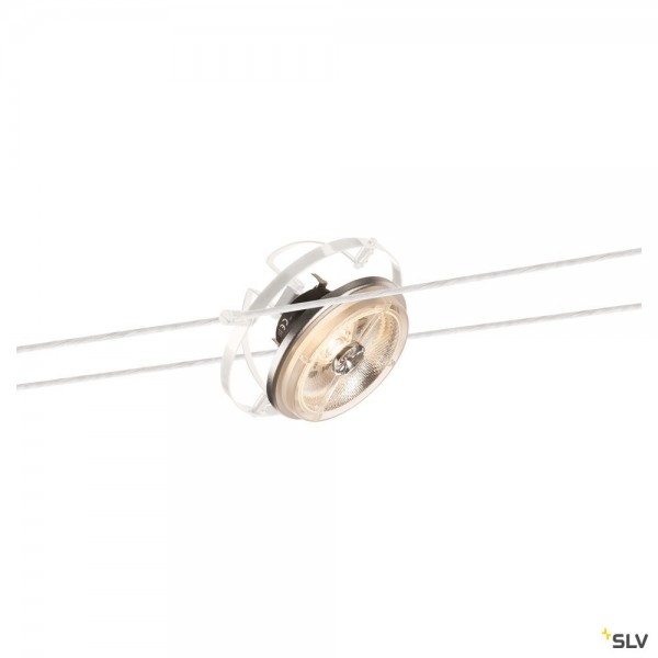 SLV 139111 QRB, Seilsystem, Strahler, weiß, G53, max.50W