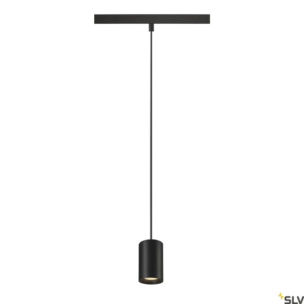 SLV 1006777 Numinos XS, 48V Track, Pendelleuchte, schwarz, dimmbar Dali, LED, 8.7W, 3000K, 700lm, 20