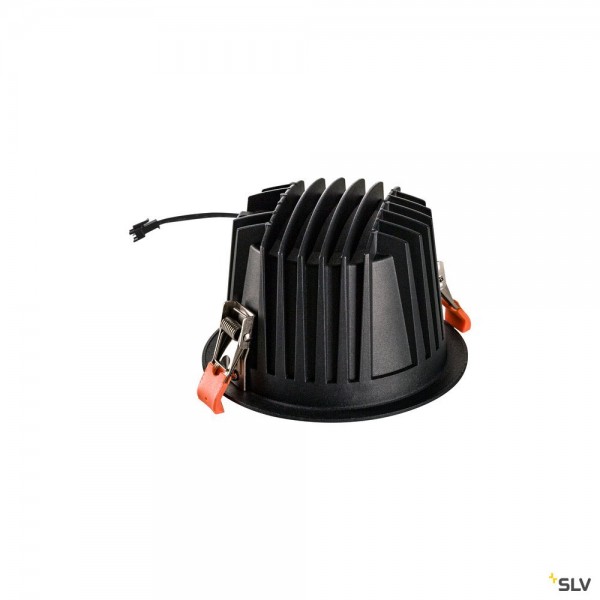 SLV 1003992 Numinos XL, Deckeneinbauleuchte, schwarz/weiß, LED, 37,4W, 2700K, 3500lm, 55°