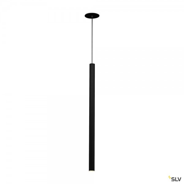 SLV 158400 Helia 60, Pendeleinbauleuchte, schwarz, LED, 7,5W, 3000K, 500lm