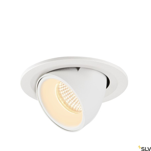 SLV 1005901 Numinos Gimble S, Deckeneinbauleuchte, weiß, LED, 8,6W, 3000K, 730lm, 55°