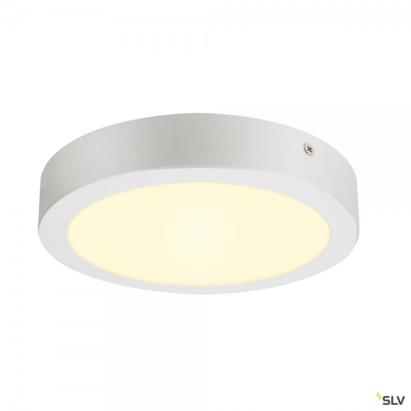 SLV 1003016 Senser 24, Wand- und Deckenleuchte, weiß, dimmbar C, LED, 15W, 3000K, 1200lm