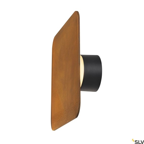 SLV 1006319 + 1006317 Mana Rusty, Außenwandleuchte, rost, dimmbar, IP65, LED, 15W, 2700/3000K, 820lm