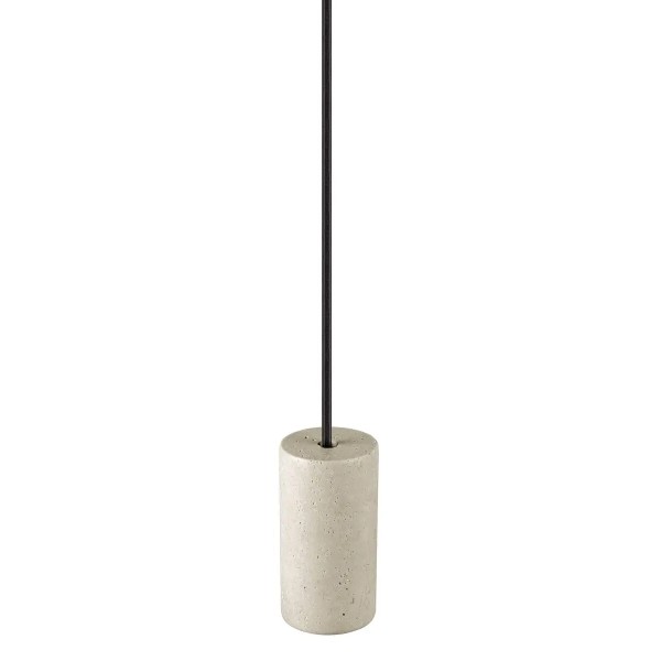 SLV 1010418 Fitu, Pendelleuchte aus Travertin Stein, E27, 500cm, in beige