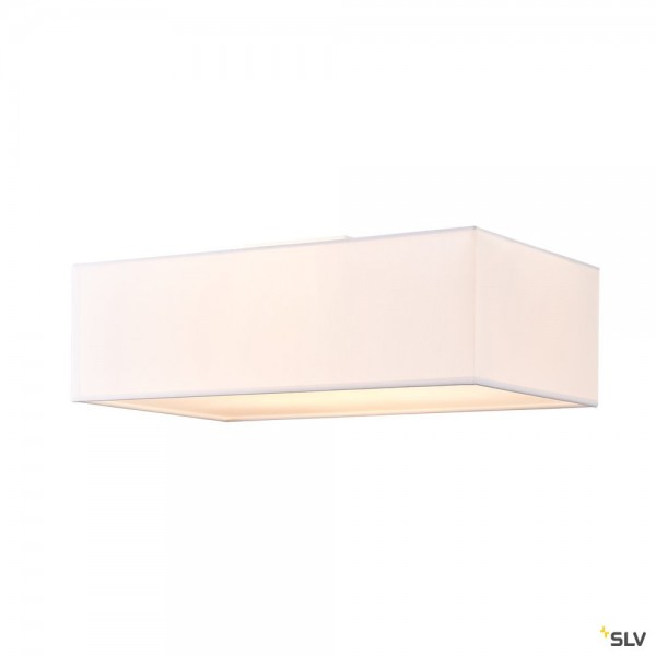 SLV 1002945 Accanto Square, Deckenleuchte, weiß, E27, max.2x40W