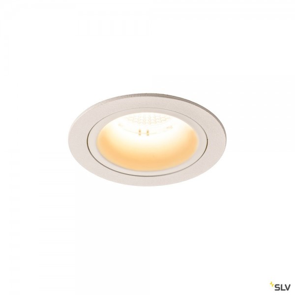 SLV 1003884 Numinos M, Deckeneinbauleuchte, weiß, LED, 17,55W, 3000K, 1600lm, 55°