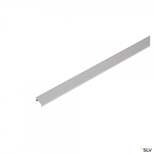 SLV 1004784 1 Phasen, Aufbauschiene, Abdeckung, 200cm, silbergrau, 2 Stück
