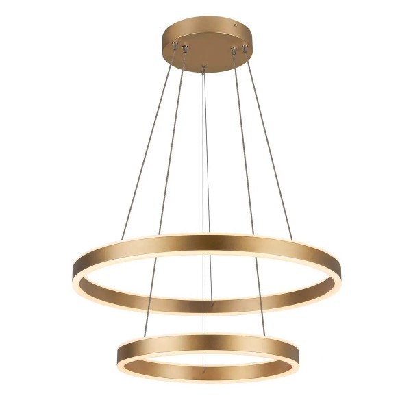 SLV 1005178 One Double, Pendelleuchte, up&down, messing, dimmbar, LED, 35W, 2700K/3000K, 1270lm