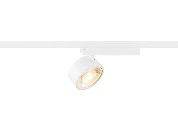 SLV 1010224 Kalu 2.0, Flacher 1-Phasen LED-Spot Rund, dimmbar, 10W, 27K, in weiß