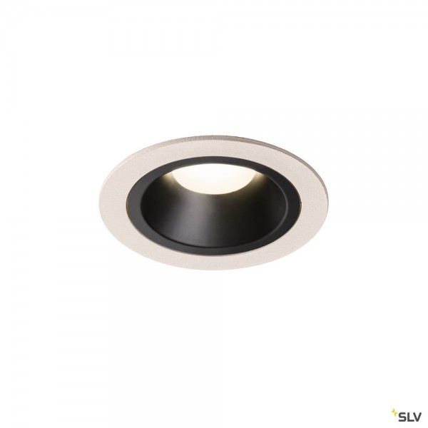 SLV 1003901 Numinos M, Deckeneinbauleuchte, weiß/schwarz, LED, 17,55W, 4000K, 1600lm, 20°