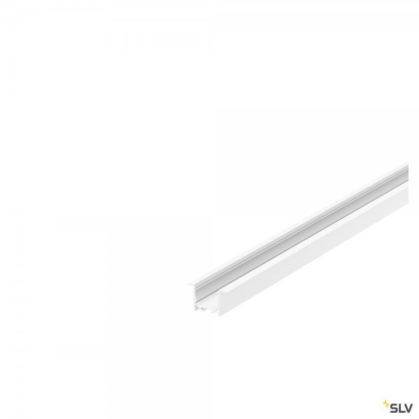 SLV 1004925 Grazia 20, Einbauprofil, weiß, B/H/L 5,2x3,2x150cm, LED Strips max.B.2cm