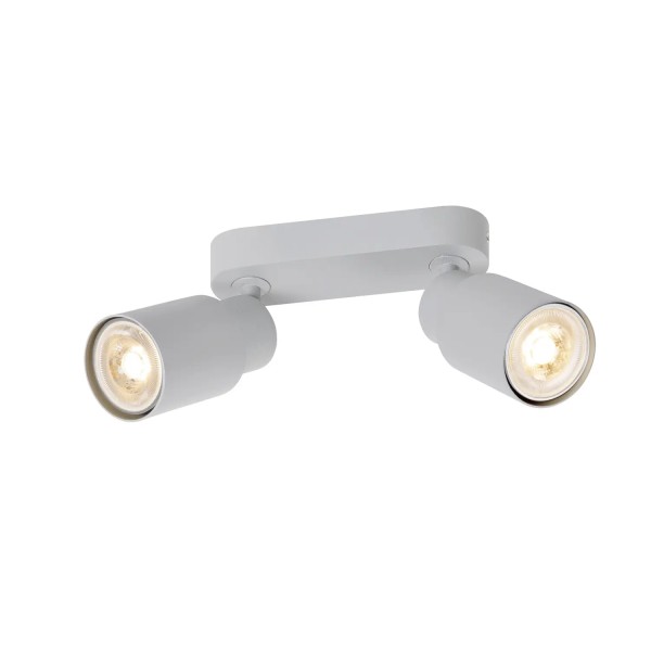 SLV 1008364 Puri 2.0 Tube, Strahler 2-flammig, GU10, in grau