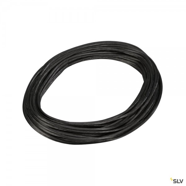 SLV 139050 Seilsystem, Niedervoltseil, 20m/6mm², schwarz