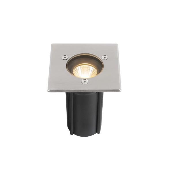 SLV 1007681 Dasar S, LED-Bodeneinbaustrahler, schwenkbar, IP67, 4W, 3000K, 350lm