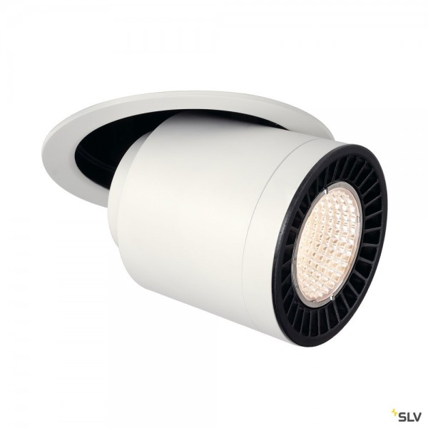 SLV 1003310 Supros Move, Deckeneinbauleuchte, weiß, LED, 36W, 3000K, 3380lm