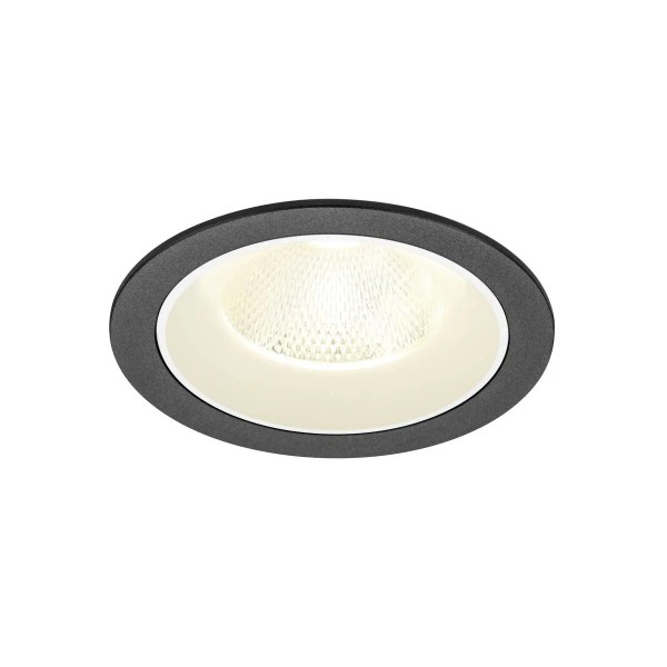 SLV 1009793 Numinos L, LED-Einbauspot, 17W, 4000K, 2700lm, 20°, in schwarz/weiß