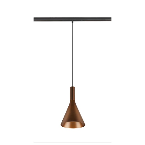 SLV 1007747 Lalu Cone 15, 48V LED-Hängeleuchte, bronze, DALI, 8W, 3000K