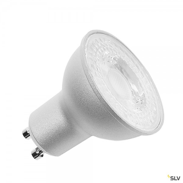 SLV 1005081 Leuchtmittel, grau, dimmbar, QPAR51, GU10, LED, 6W, 4000K, 490lm, 38°