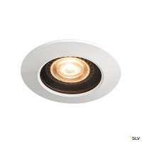 SLV 1001931 Varu, Deckeneinbauleuchte, schwarz/weiß, IP65, LED GU10, max.5W SLV 1001931 Varu, Deckeneinbauleuchte, schwarz/weiß, IP65, LED GU10, max.5W