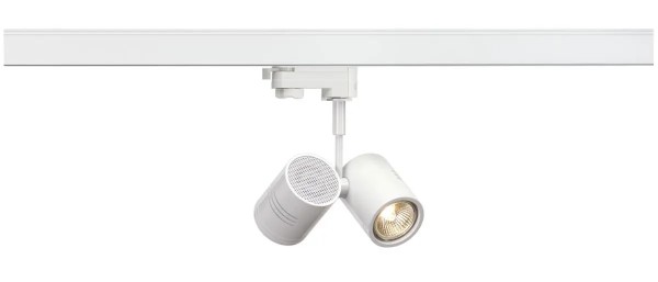 SLV 152231 Bima 2, 3 Phasen Strahler, weiß matt, QPAR51, GU10, max.2x50W