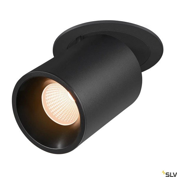 SLV 1007032 Numinos Projector L, Einbauleuchte, schwarz, LED, 25.4W, 2700K, 2150lm, 40°