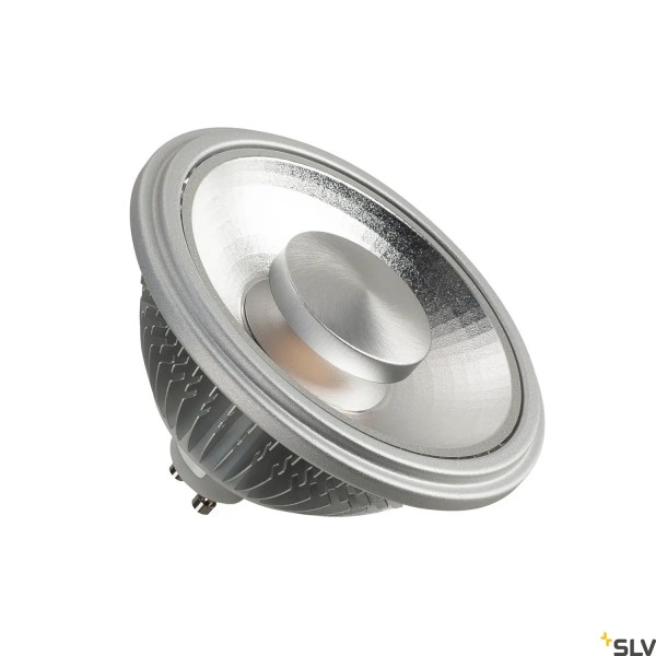 SLV 1005297 Leuchtmittel, silber, dimmbar, QPAR111, GU10, LED, 12W, 2700K, 670lm, 55°