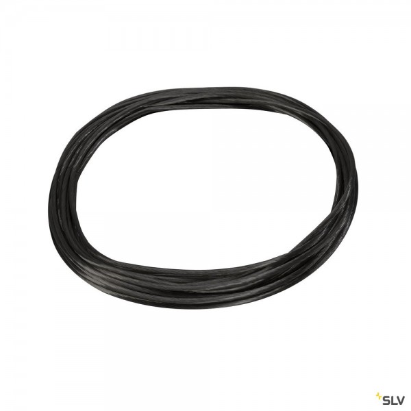 SLV 1002602 Seilsystem, Niedervoltseil, 10m/4mm², schwarz