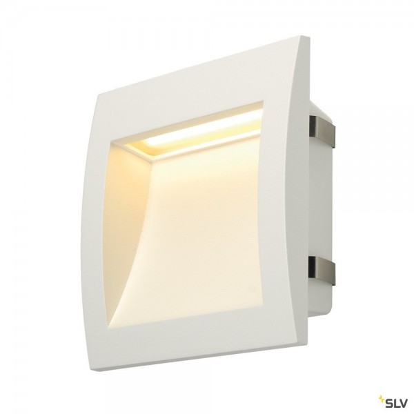 SLV 233611 Downunder Out L, Wandeinbauleuchte, weiß, IP55, LED, 3,3W, 3000K, 155lm