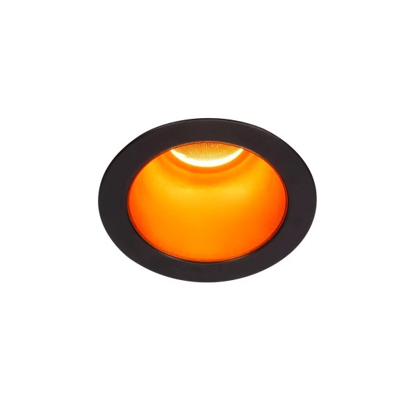 SLV 1002594 Horn Magna, Deckeneinbauleuchte, schwarz/gold, LED, 7,7W, 3000K, 400lm