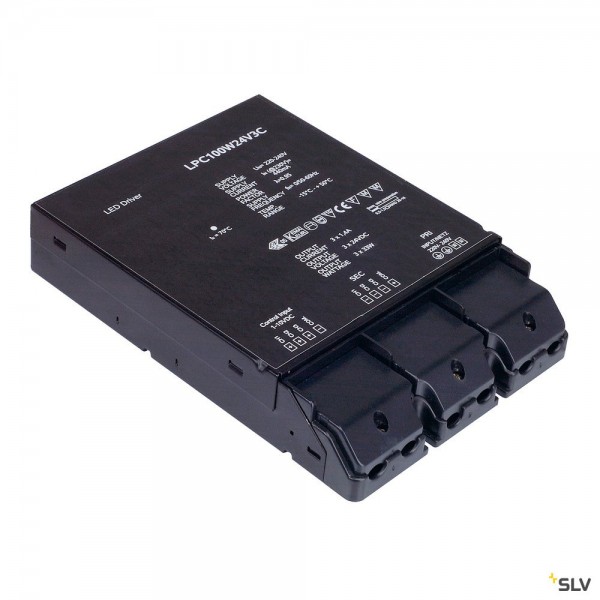 SLV 470540 LED Netzteil, dimmbar 1-10V, 24V, 0W-100W
