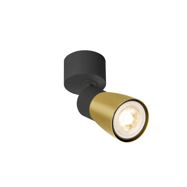 SLV 1008293 Puri 2.0 Dome, Strahler, GU10, in schwarz/gold