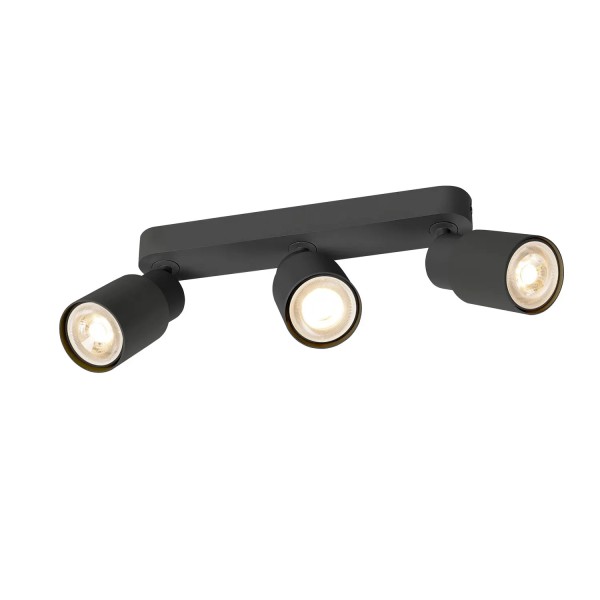 SLV 1008320 Puri 2.0 Tube, Strahler 3-flammig, GU10, in schwarz