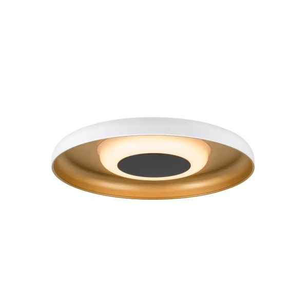 SLV 1010365 Motuna, LED Wand- & Deckenleuchte Rund, dimmbar, 10W, 2700K, in Weiß/Gold