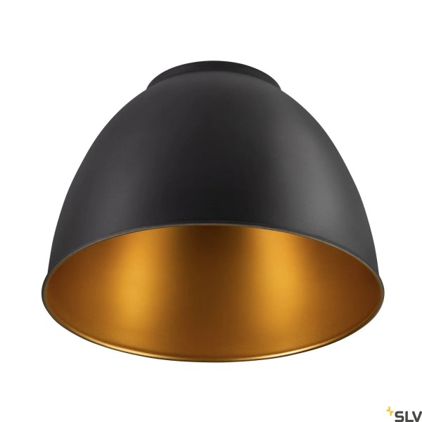 SLV 1006410 Para Dome, Leuchtenschirm, schwarz/gold