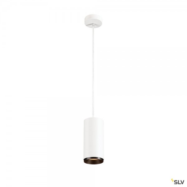 SLV 1004343 Numinos L, Pendelleuchte, weiß/schwarz, dimmbar C, LED, 28W, 2700K, 2400lm, 36°