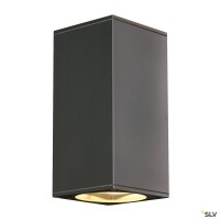 SLV 229575 Big Theo, Wandleuchte, anthrazit, up&down, IP44, QPAR111, GU10, max.2x75W SLV 229575 Big Theo, Wandleuchte, anthrazit, up&down, IP44, QPAR111, GU10, max.2x75W