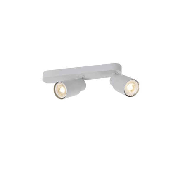 SLV 1008311 Puri 2.0 Tube, Strahler 2-flammig, asymmetrisch, GU10, in grau