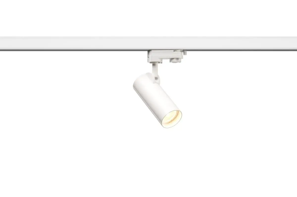 SLV 152961 Helia 50, 3-Phasen LED-Strahler, zylindrisch, dimmbar, 11W, 3000K, in weiß