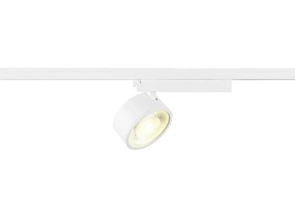 SLV 1010232 Kalu 2.0, Flacher 1-Phasen LED-Spot Rund, dimmbar, 10W, 4K, in weiß