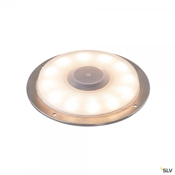 SLV 1001256 Big Plot, Basis, Bodenaufbauleuchte, Aluminium, IP67, LED, 5,5W, 3000K, 460lm