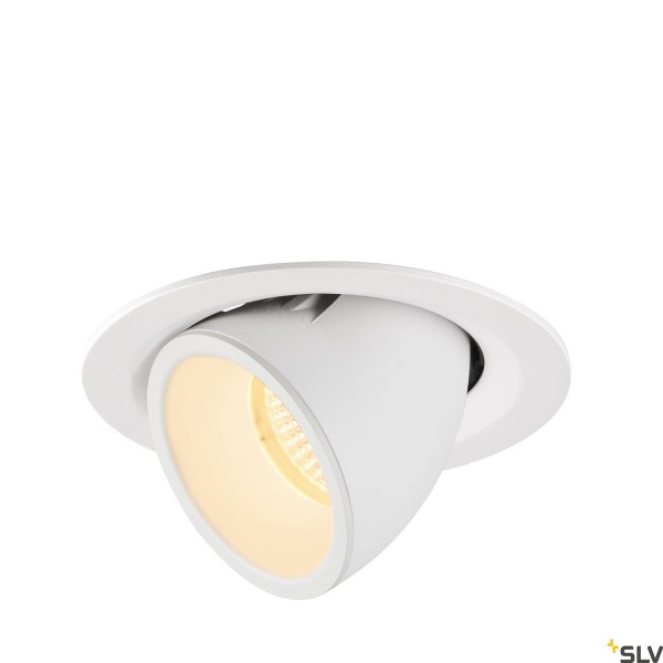 SLV 1005955 Numinos Gimble M, Deckeneinbauleuchte, weiß, LED, 17,5W, 3000K, 1600lm, 55°