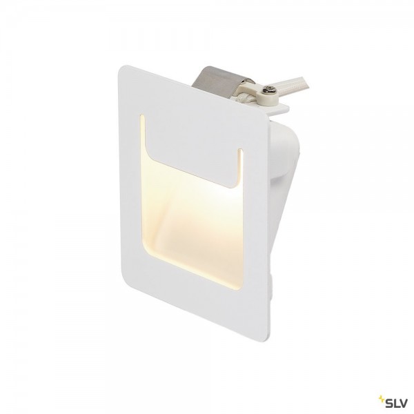 SLV 151950 Downunder Pur 80, Wandeinbauleuchte, weiß, LED, 3,6W, 3000K, 180lm