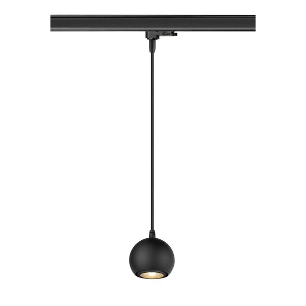 SLV 1008170 Light Eye 90, 3-Phasen Hängelampe, GU10, in schwarz matt