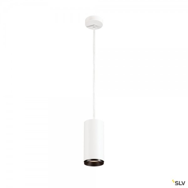 SLV 1004646 Numinos L, Pendelleuchte, weiß/schwarz, dimmbar Dali, LED, 28W, 4000K, 2675lm, 24°