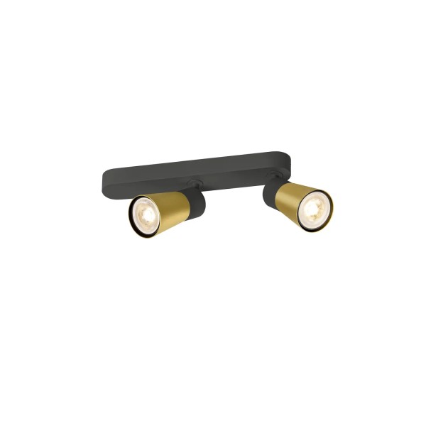 SLV 1008313 Puri 2.0 Cone, Strahler asymmetrisch, GU10, in schwarz/gold