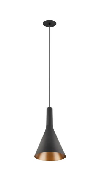 SLV 1010793 Lalu Set Cone 15, Einbau LED-Hängelampe Konisch, DIM, 9.5W, 27/3K, in schwarz/bronze