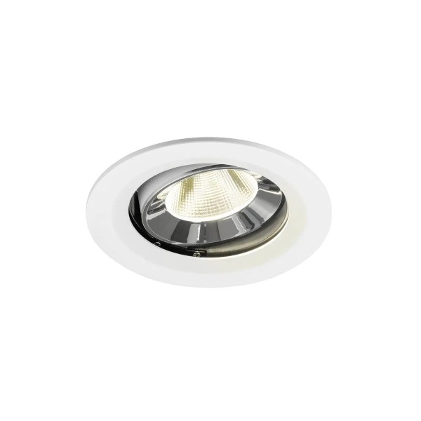 SLV 1009696 Numinos Move M, LED-Einbaustrahler, 12W, 4000K, 1900lm, 20°, in weiß/chrom