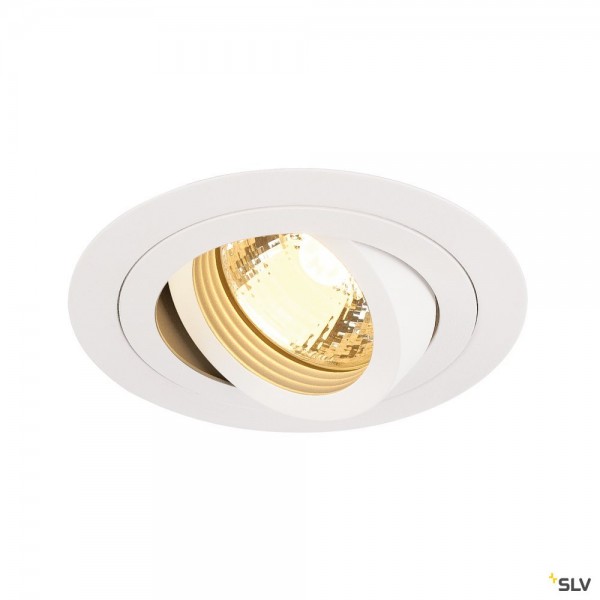 SLV 111711 New Tria 1, Deckeneinbauleuchte, weiß matt, QPAR51, GU10, max.50W